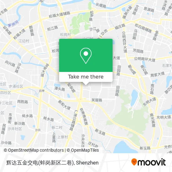 辉达五金交电(蚌岗新区二巷) map
