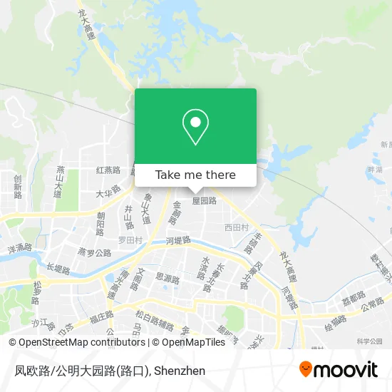 凤欧路/公明大园路(路口) map