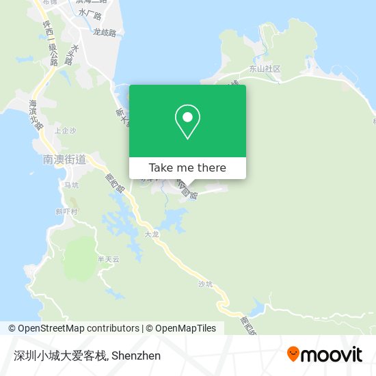 深圳小城大爱客栈 map