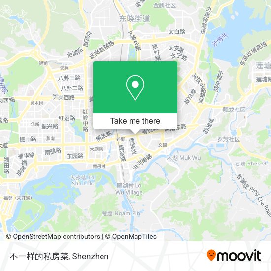 不一样的私房菜 map