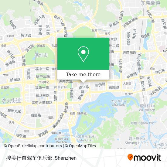 搜美行自驾车俱乐部 map