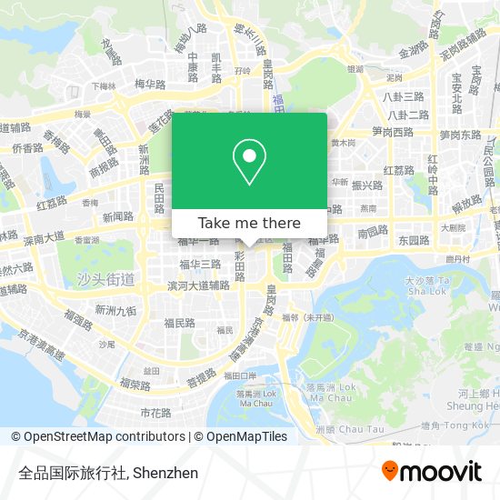 全品国际旅行社 map