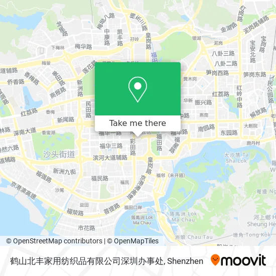鹤山北丰家用纺织品有限公司深圳办事处 map