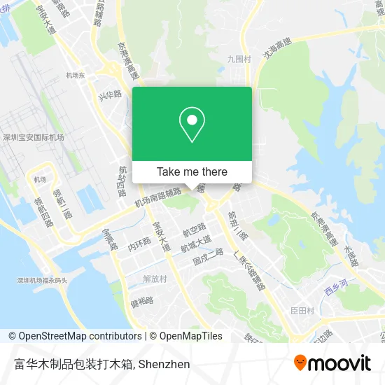 富华木制品包装打木箱 map