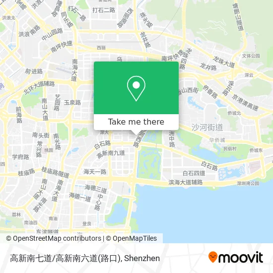 高新南七道/高新南六道(路口) map