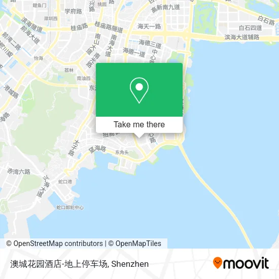 澳城花园酒店-地上停车场 map