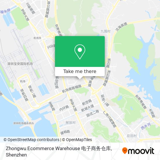 Zhongwu Ecommerce Warehouse 电子商务仓库 map