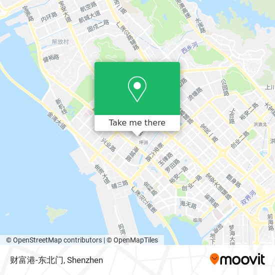 财富港-东北门 map