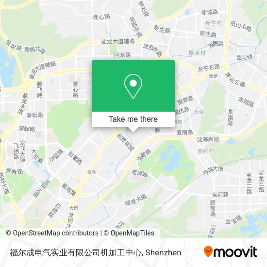 福尔成电气实业有限公司机加工中心 map