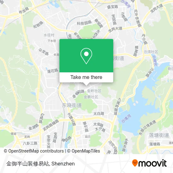 金御半山装修易站 map