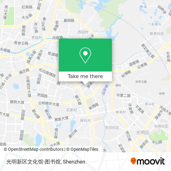 光明新区文化馆-图书馆 map