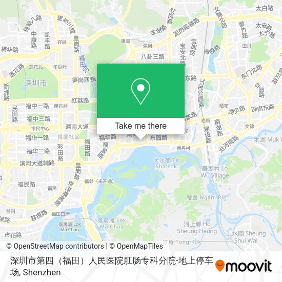 深圳市第四（福田）人民医院肛肠专科分院-地上停车场 map