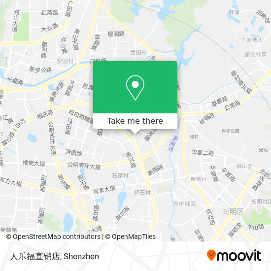 人乐福直销店 map