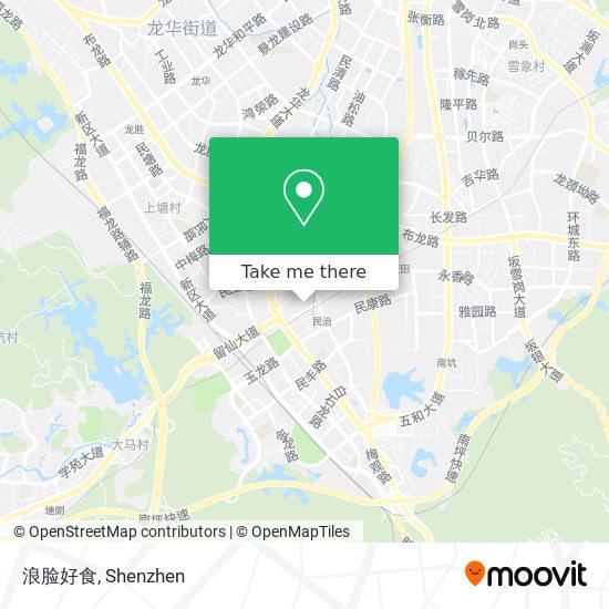 浪脸好食 map