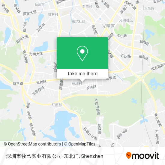 深圳市牧己实业有限公司-东北门 map
