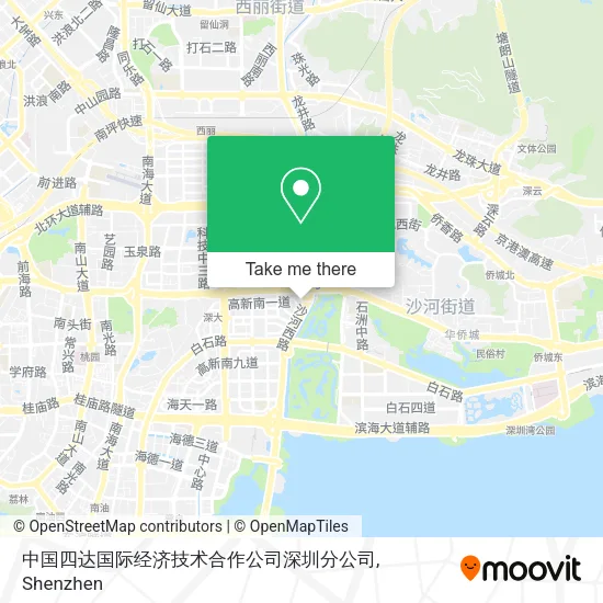 中国四达国际经济技术合作公司深圳分公司 map