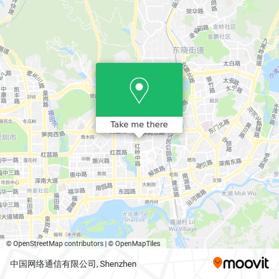 中国网络通信有限公司 map