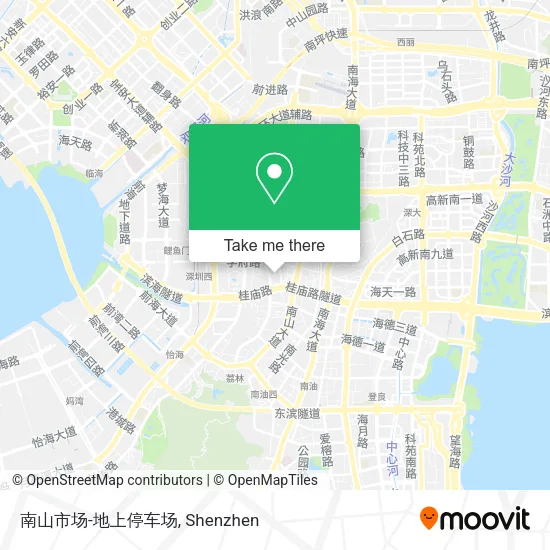 南山市场-地上停车场 map