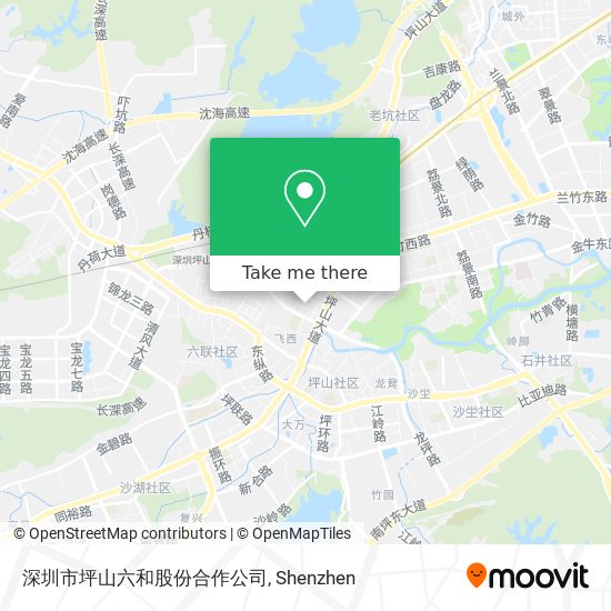 深圳市坪山六和股份合作公司 map