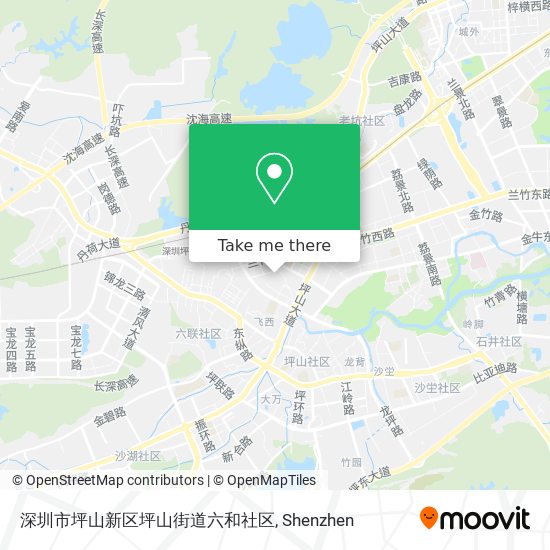 深圳市坪山新区坪山街道六和社区 map