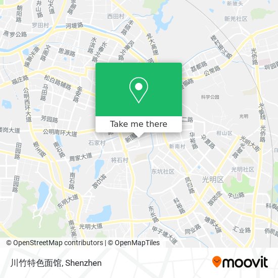 川竹特色面馆 map