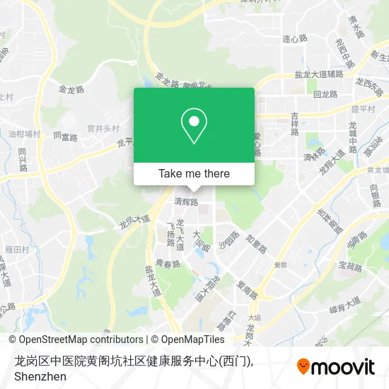 龙岗区中医院黄阁坑社区健康服务中心(西门) map