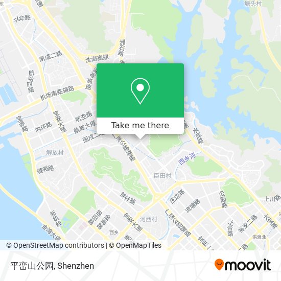 平峦山公园 map