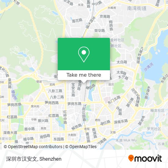 深圳市汉安文 map