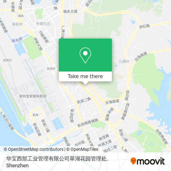 华宝西部工业管理有限公司翠湖花园管理处 map