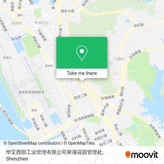 华宝西部工业管理有限公司翠湖花园管理处 map
