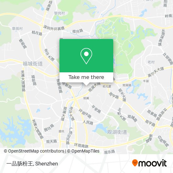 一品肠粉王 map