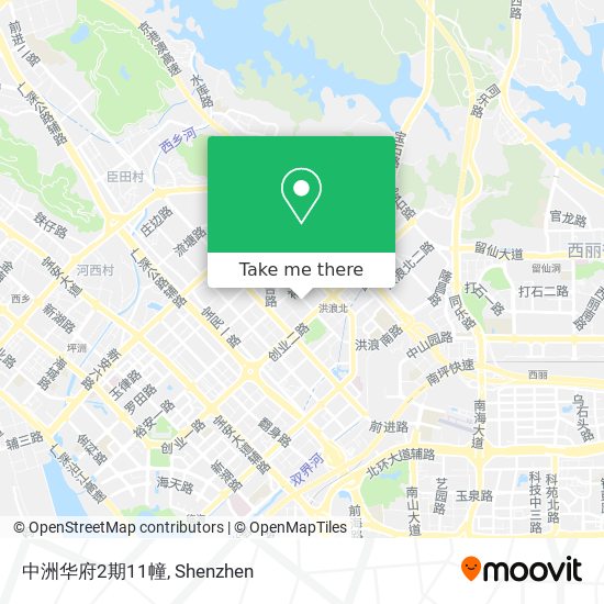 中洲华府2期11幢 map