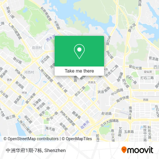 中洲华府1期-7栋 map