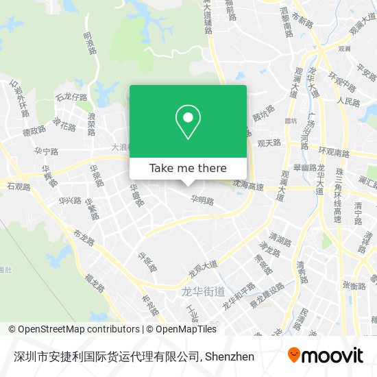 深圳市安捷利国际货运代理有限公司 map