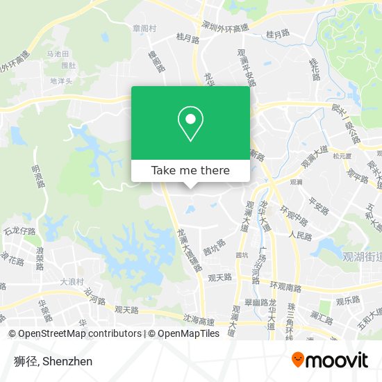 狮径 map