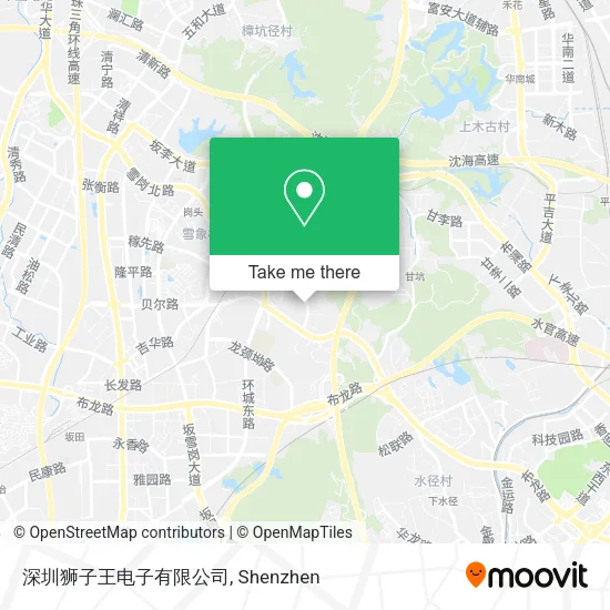 深圳狮子王电子有限公司 map