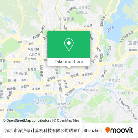 深圳市深沪锡计算机科技有限公司晒布店 map