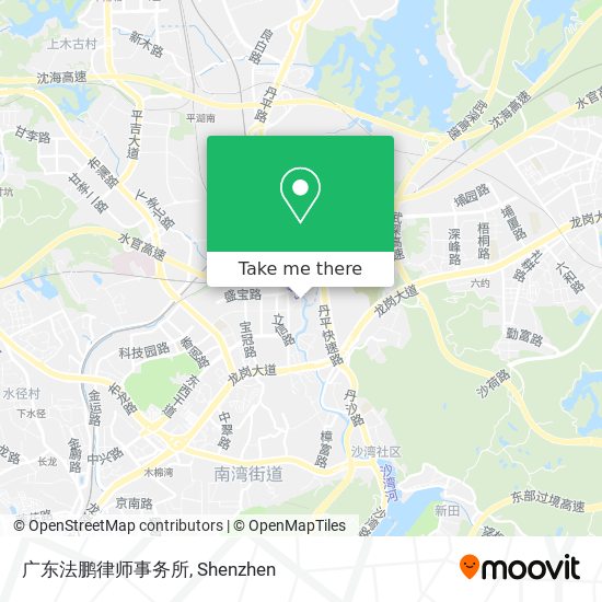 广东法鹏律师事务所 map