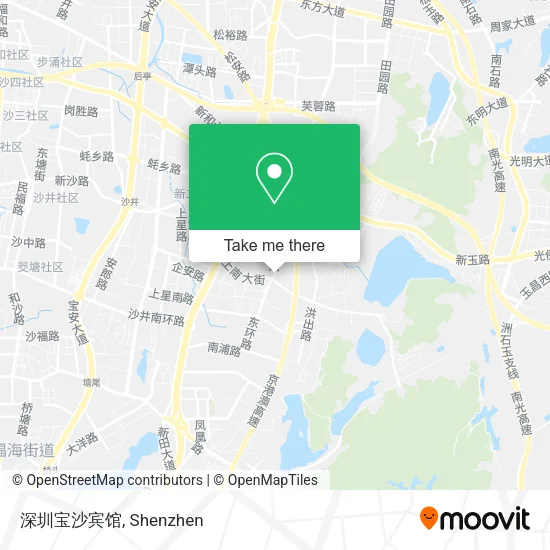 深圳宝沙宾馆 map