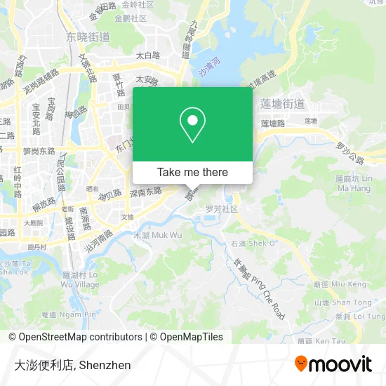 大澎便利店 map