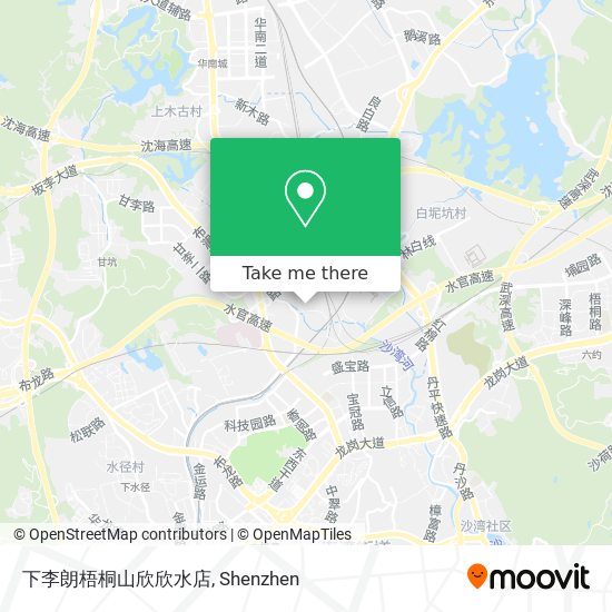 下李朗梧桐山欣欣水店 map