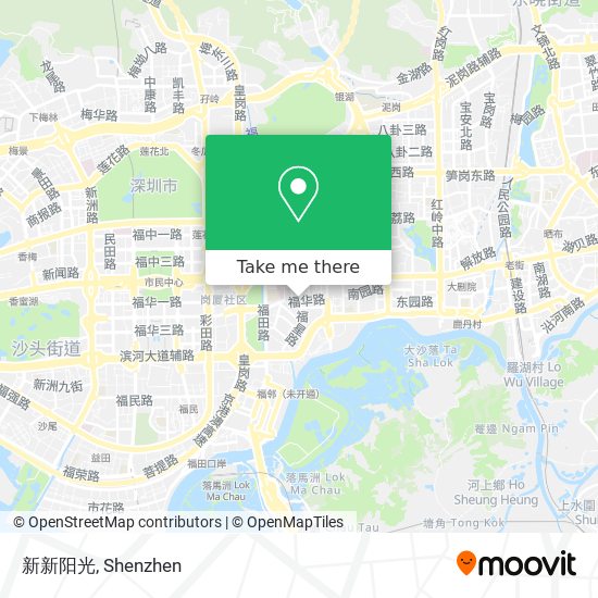 新新阳光 map
