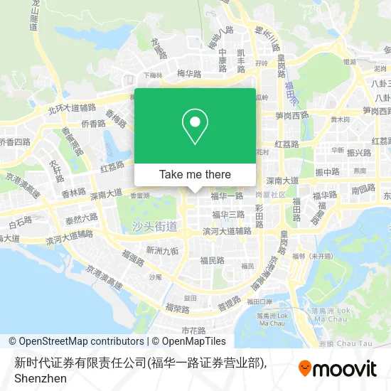 新时代证券有限责任公司(福华一路证券营业部) map