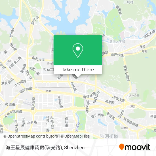 海王星辰健康药房(珠光路) map