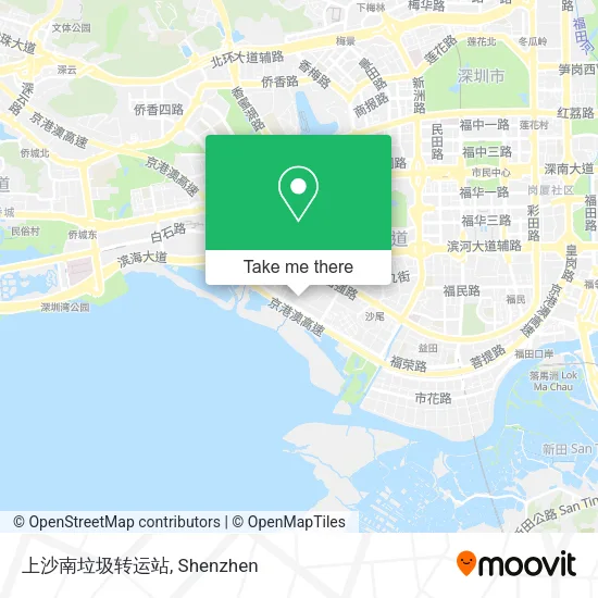 上沙南垃圾转运站 map