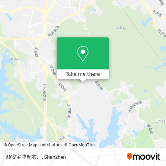 顺安宝腾制衣厂 map