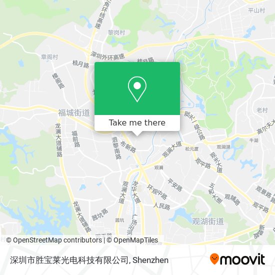 深圳市胜宝莱光电科技有限公司 map