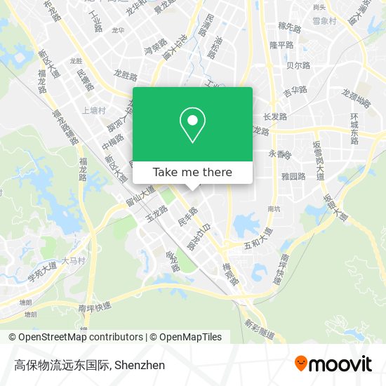 高保物流远东国际 map