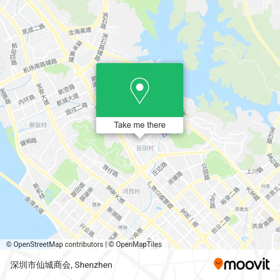 深圳市仙城商会 map