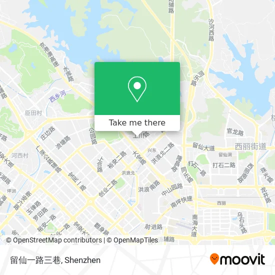 留仙一路三巷 map